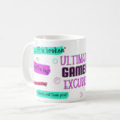 Gamer Excuses Mug – I’m Not Losing, I’m Lagging Kaffeetasse (Vorderseite Links)