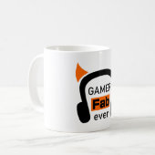 Gamer-Fab-ever Kaffeetasse (Vorderseite Links)