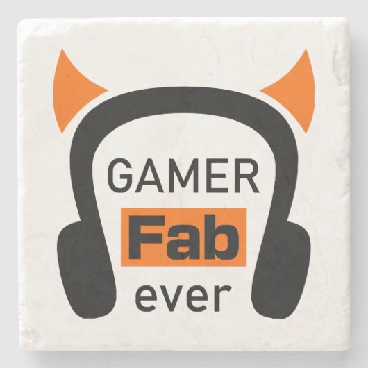 Gamer fab-ever steinuntersetzer (Vorderseite)