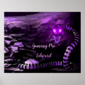Gamer Fantasy Snake Custom Poster (Vorne)