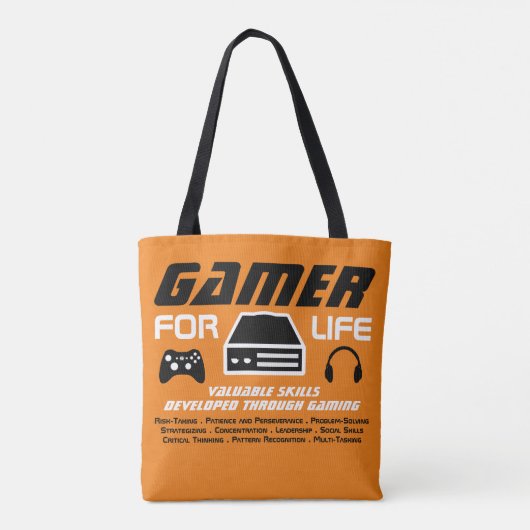 Gamer for Life Tasche (Rückseite)