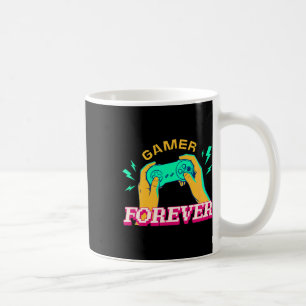 Gamer Forever – Retro-Controller im Vintage-Design Kaffeetasse