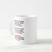 Gamer Freundin Lustiger Becher Kaffeetasse (Vorderseite Links)