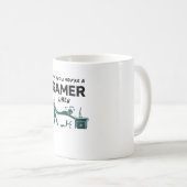 Gamer Funny Gaming Video Games Geek Kaffeetasse (VorderseiteRechts)