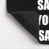 Gamer Funny, ich bin nicht du salzig Mousepad (Ecke)