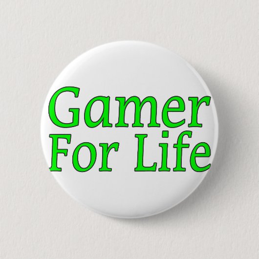 Gamer für das Leben Button (Vorderseite)
