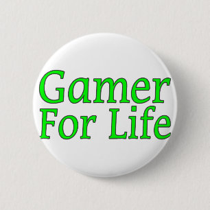 Gamer für das Leben Button