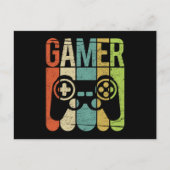 Gamer Game Controller Postkarte (Vorderseite)