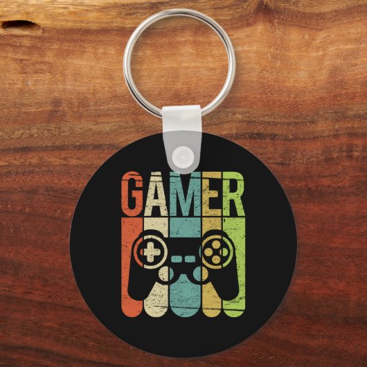 Gamer Game Controller Schlüsselanhänger (Vorderseite)