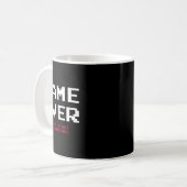 Gamer Game Over Kaffeetasse (Vorderseite Links)