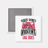 Gamer Gamer Videospiele Controller Computer Gaming Magnet (Vorderseite/Rückseite)