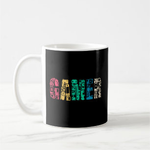 Gamer Gaming Calligram Video Game Kaffeetasse