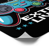 Gamer Gaming Controller Video Game 1  Poster (Ecke)