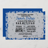 GAMER GAMING DIGITAL Bar Bat Mitzvah Einladung (Vorne/Hinten)