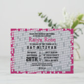 GAMER GAMING DIGITAL Bat Mitzvah Einladung (Stehend Vorderseite)