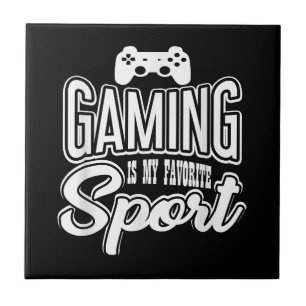Gamer - Gaming ist mein Lieblingssport Fliese
