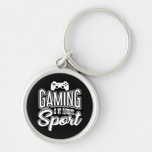 Gamer - Gaming ist mein Lieblingssport Schlüsselanhänger