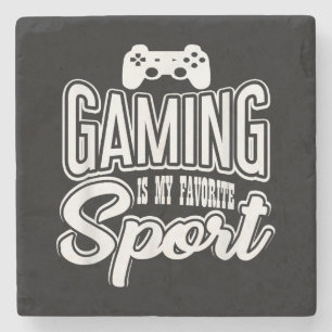 Gamer - Gaming ist mein Lieblingssport Steinuntersetzer