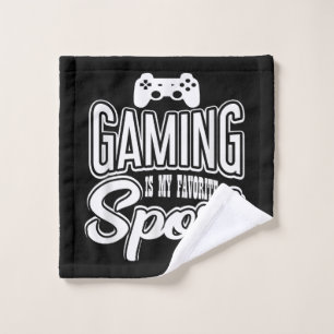 Gamer - Gaming ist mein Lieblingssport Waschlappen