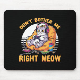 Gamer Gaming-Katze Videospiel  Mousepad