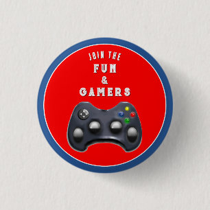 Gamer-Gastgeschenke Button