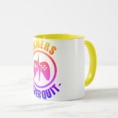 Gamer geben nie auf  tasse (VorderseiteRechts)