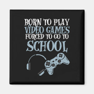 Gamer geboren Spiel Videospiel Spaß Gaming Männer  Magnet