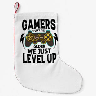 Gamer Geburtstagsgeschenk - Gamer wird nicht älter Kleiner Weihnachtsstrumpf