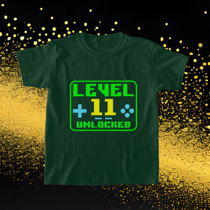 Gamer Geburtstagskunst unisex 11. T - Shirt