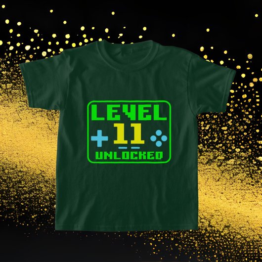 Gamer Geburtstagskunst unisex 11. T - Shirt