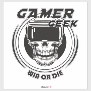 Gamer Geek Aufkleber