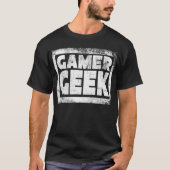 GAMER GEEK (Distressed) von JFStan T-Shirt (Vorderseite)