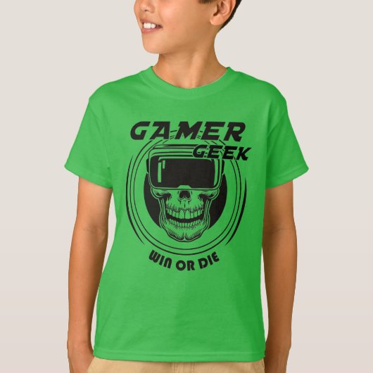 Gamer Geek T - Shirt (Vorderseite)