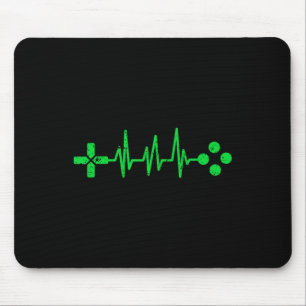 Gamer Geeks Heartbeat Gaming  Mousepad