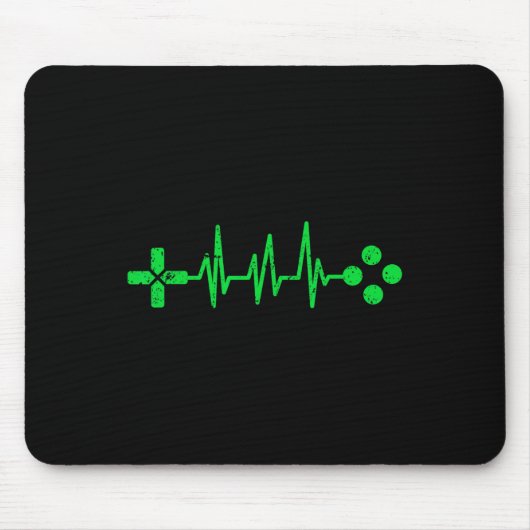 Gamer Geeks Heartbeat Gaming  Mousepad (Vorne)