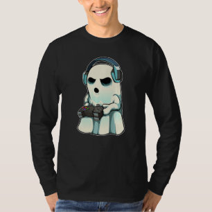 Gamer-Geist Faules Halloween-Kostüm Cool Video Spi T-Shirt