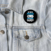 Gamer-Geschenk bin ich stolz, ein Gamer zu sein Button (Beispiel)