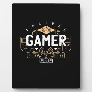 Gamer-Geschenk Forever Gamer Fotoplatte