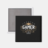 Gamer-Geschenk | Forever Gamer Magnet (Vorderseite/Rückseite)