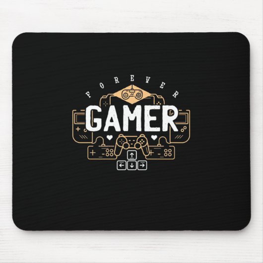 Gamer-Geschenk | Forever Gamer Mousepad (Vorne)