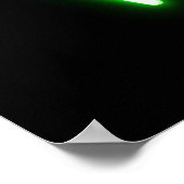 Gamer-Geschenk | Gamer am Arbeitsplatz Poster (Ecke)