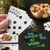 Gamer-Geschenk | Gamer am Arbeitsplatz Spielkarten (In Situ)