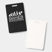 Gamer-Geschenk | Gamer-Evolution Ausweis (Vorder- & Rückseite)