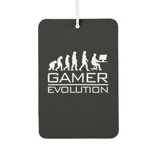 Gamer-Geschenk | Gamer-Evolution Autolufterfrischer (Vorderseite)