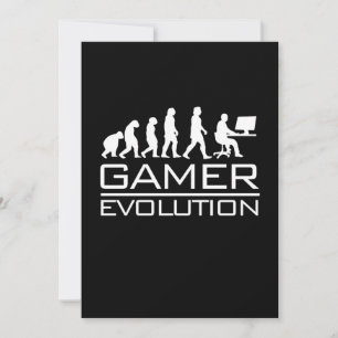 Gamer-Geschenk   Gamer-Evolution Einladung