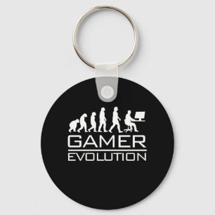 Gamer-Geschenk Gamer-Evolution Schlüsselanhänger