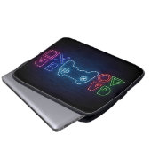 Gamer-Geschenk | Gamer Online Laptopschutzhülle (Vorne Knopf)