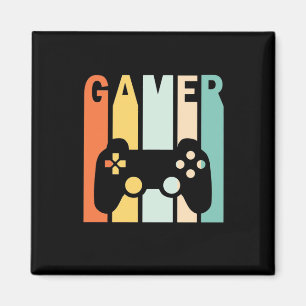 Gamer-Geschenk Gamer Retro Vintag Magnet