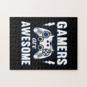 Gamer-Geschenk | Gamer sind Phantastisch Puzzle (Horizontal)