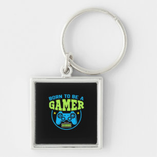 Gamer-Geschenk   Geboren, Gamer zu sein Schlüsselanhänger